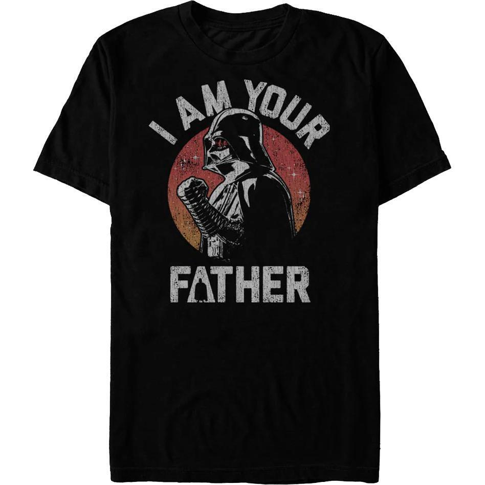 Distressed Darth Vader I Am Your Father Star Wars Tshirt